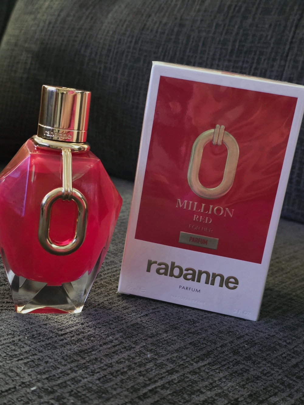 Paco Rabanne 1 Million Red Parfum - Red, White, Gold
